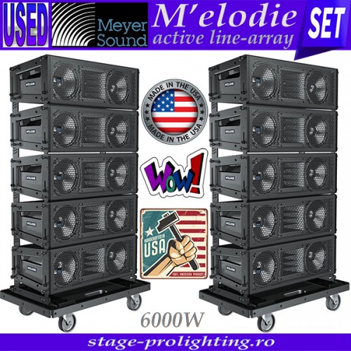 USED Meyer Sound M'elodie active SET USED Meyer Sound M'elodie active SET